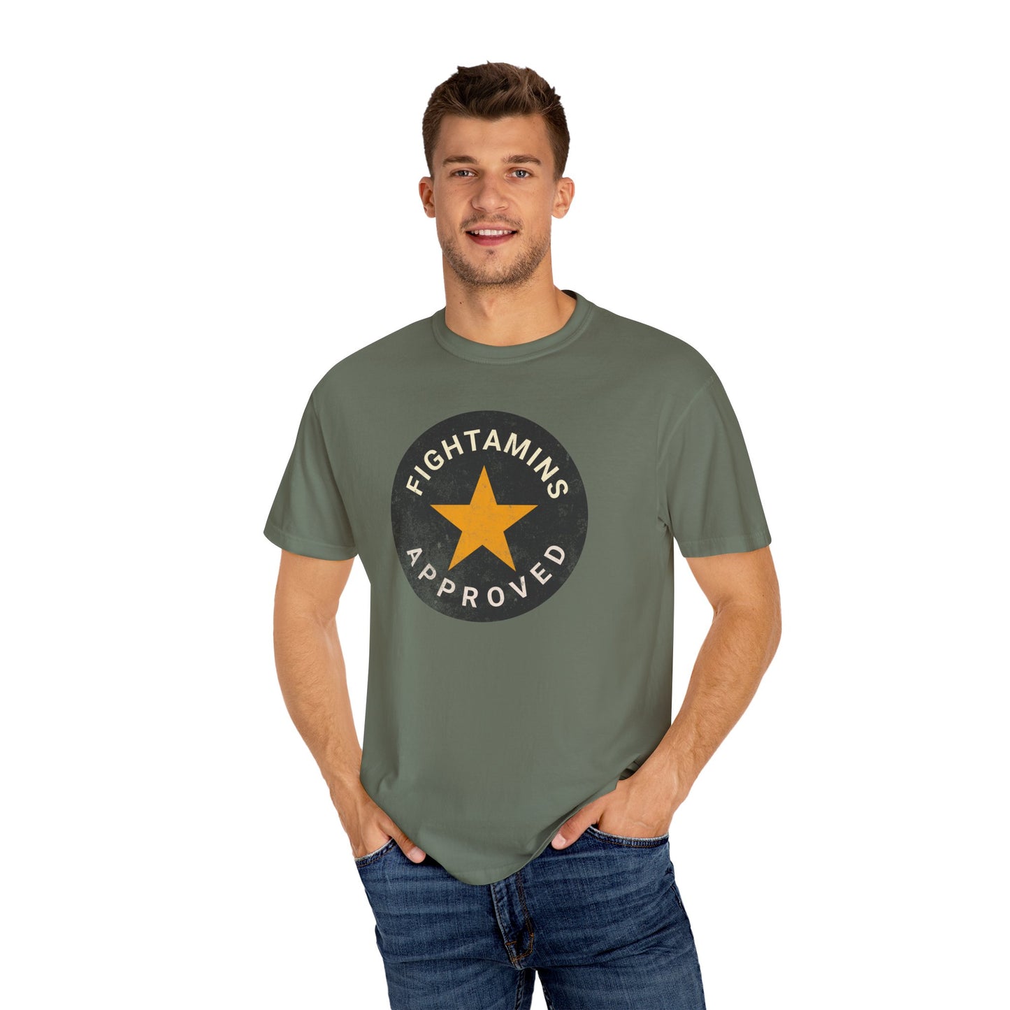 Fightamins “Approved” Tee – For the Built, Not the Born