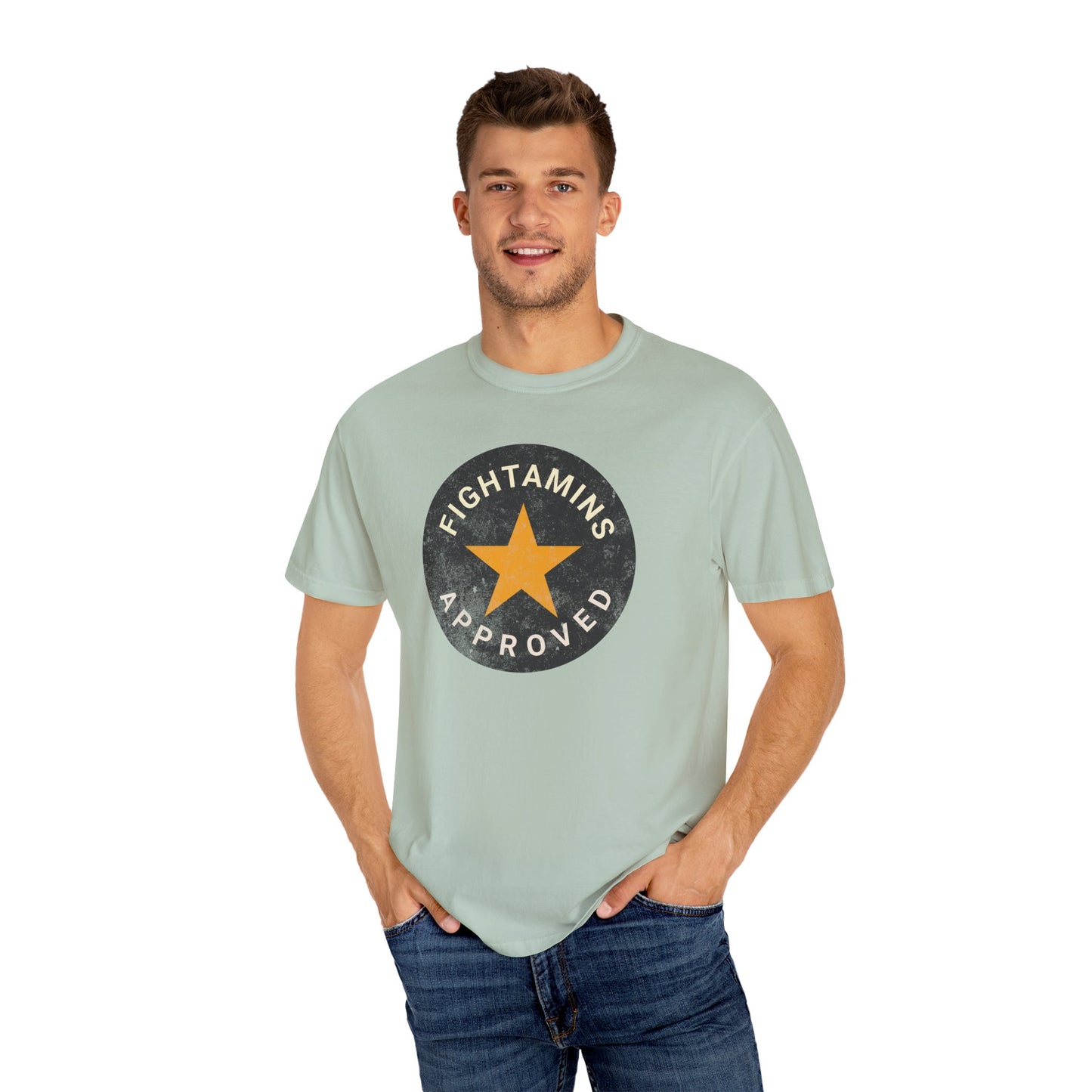 Fightamins “Approved” Tee – For the Built, Not the Born