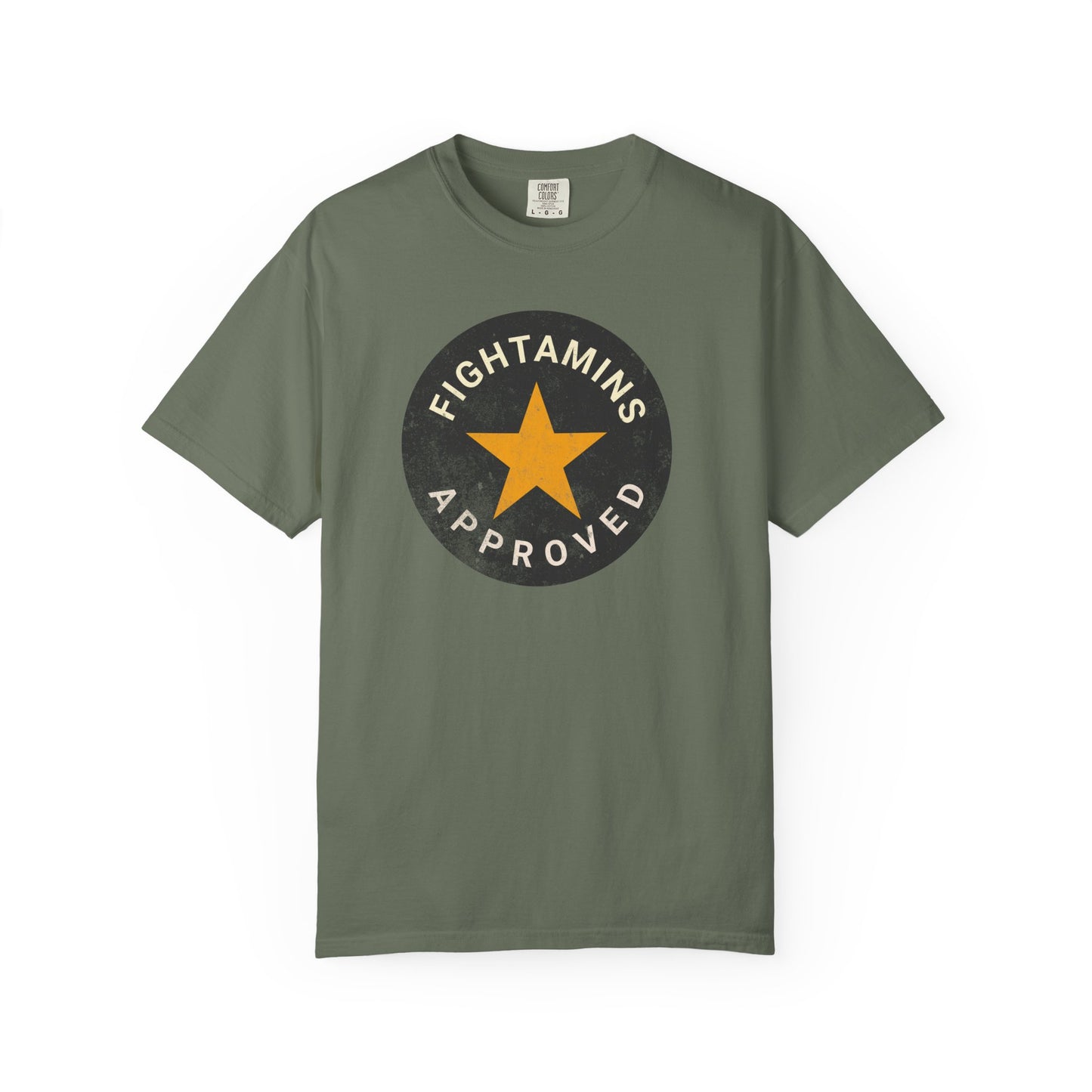 Fightamins “Approved” Tee – For the Built, Not the Born
