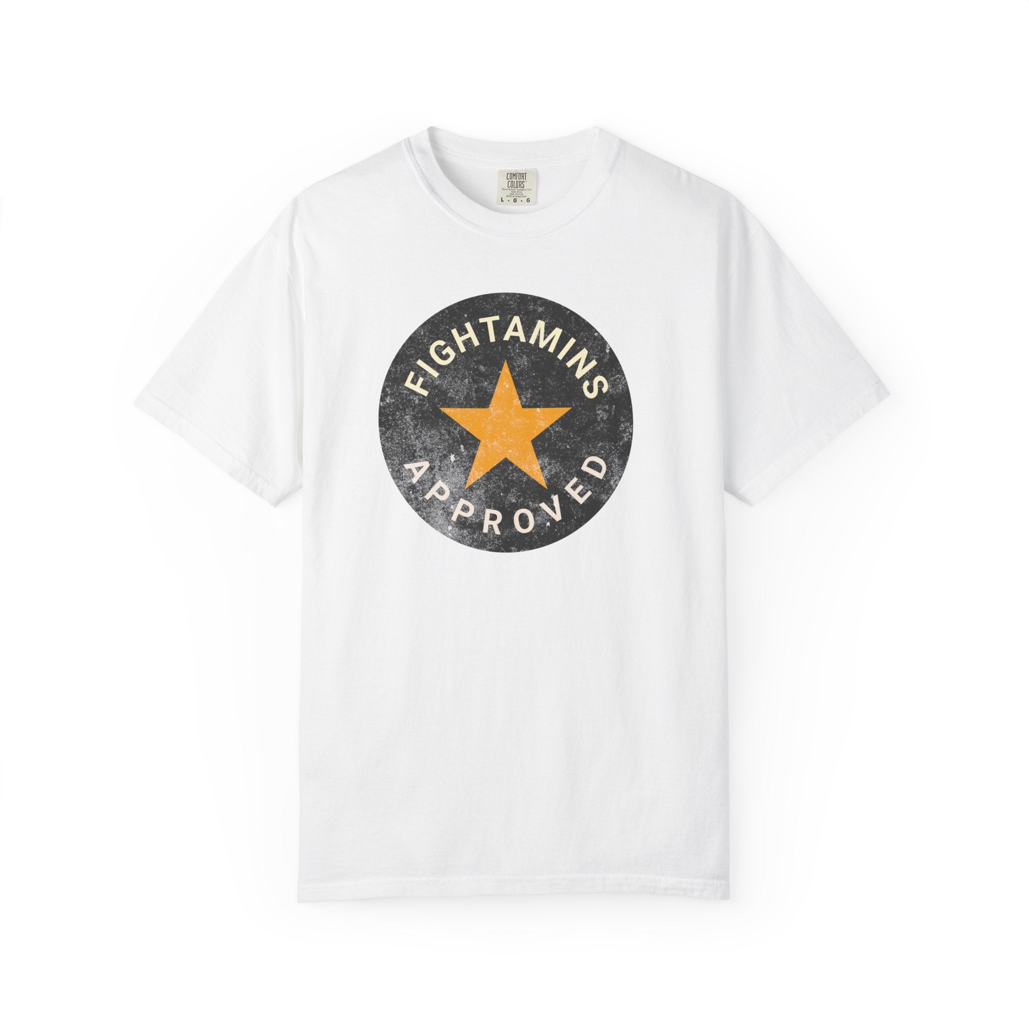 Fightamins “Approved” Tee – For the Built, Not the Born