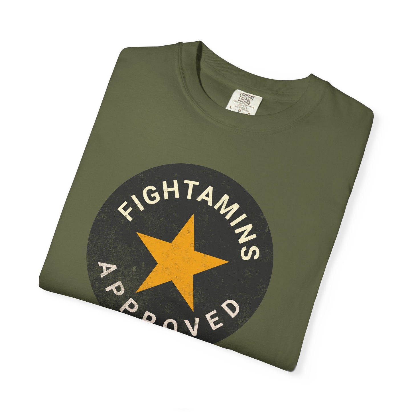Fightamins “Approved” Tee – For the Built, Not the Born