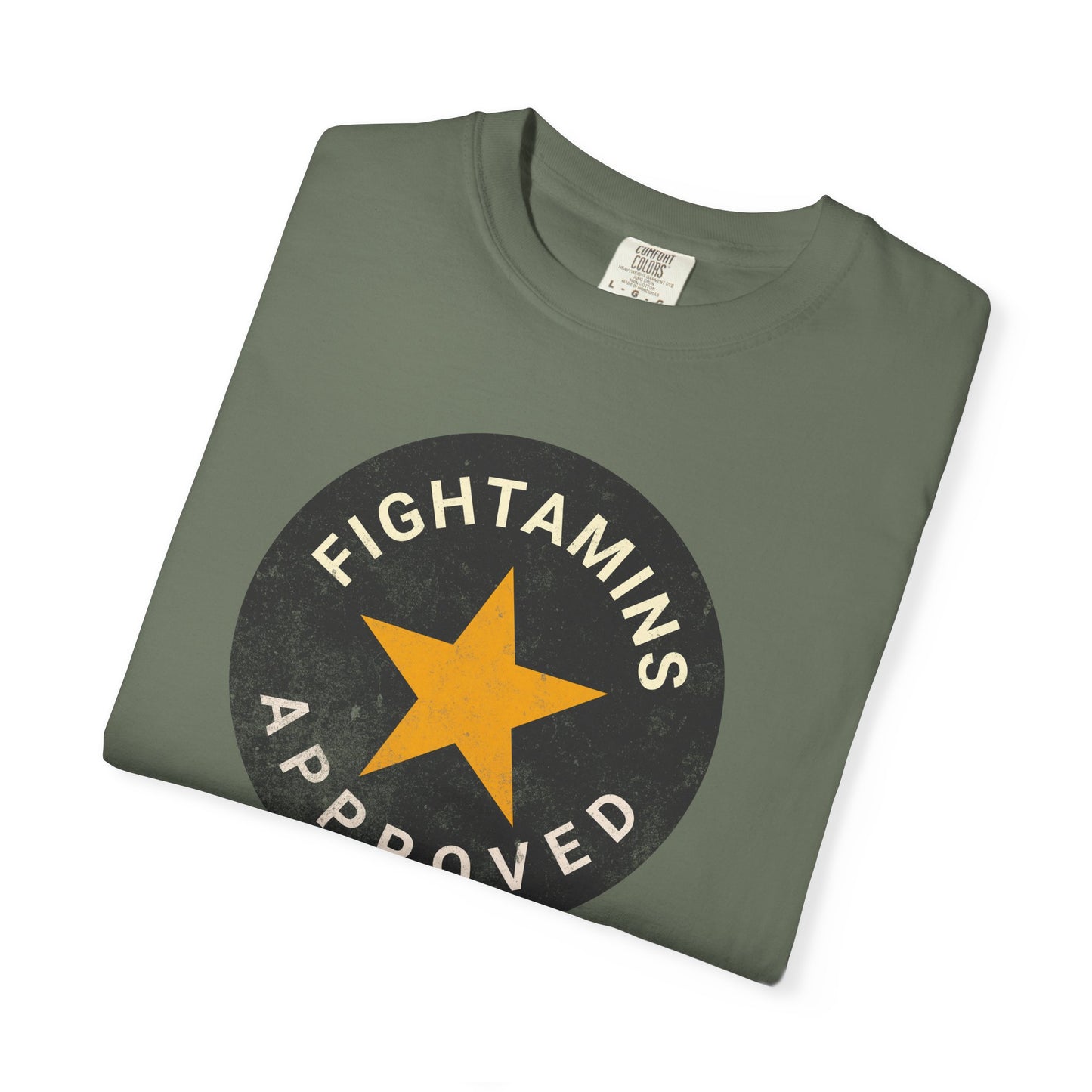 Fightamins “Approved” Tee – For the Built, Not the Born