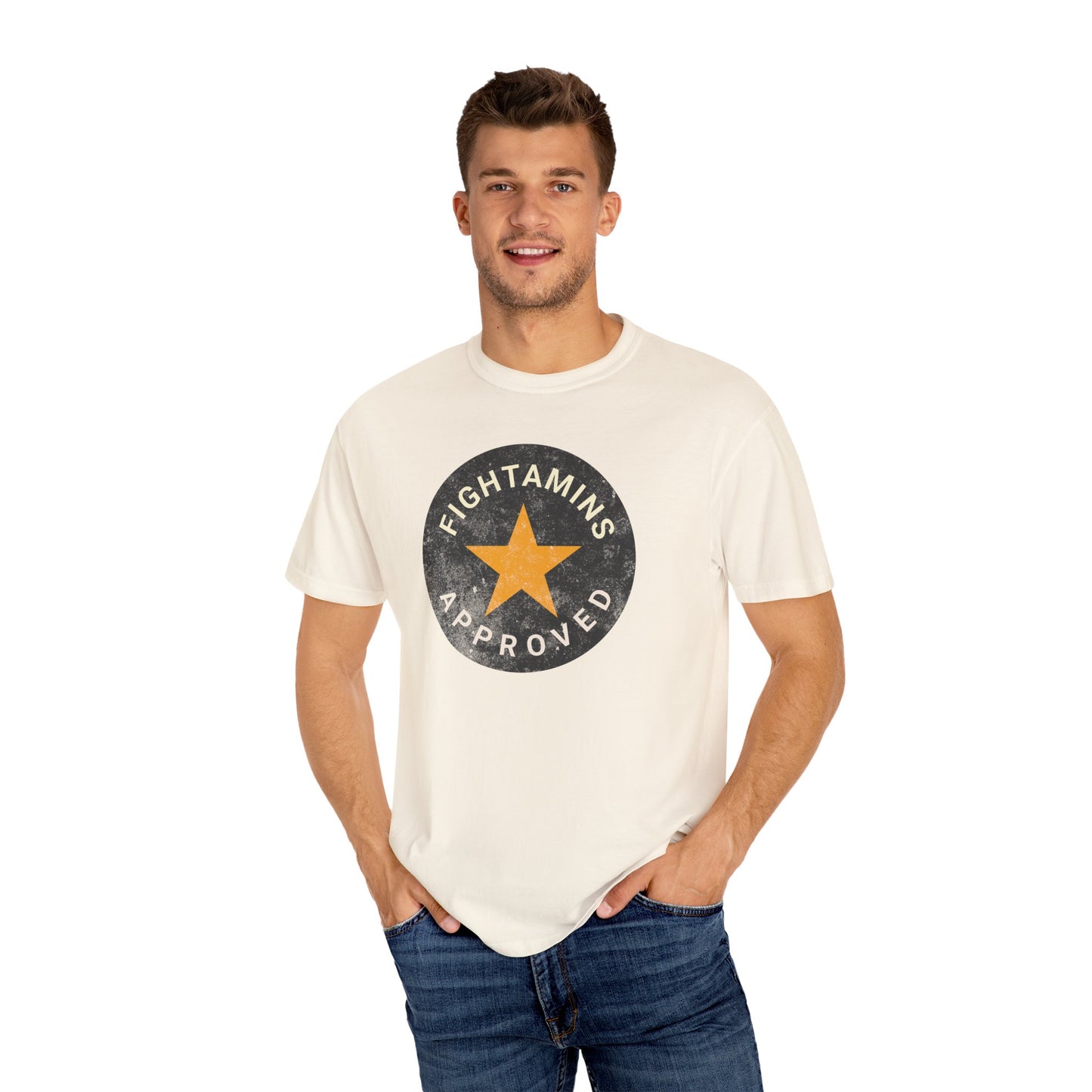 Fightamins “Approved” Tee – For the Built, Not the Born