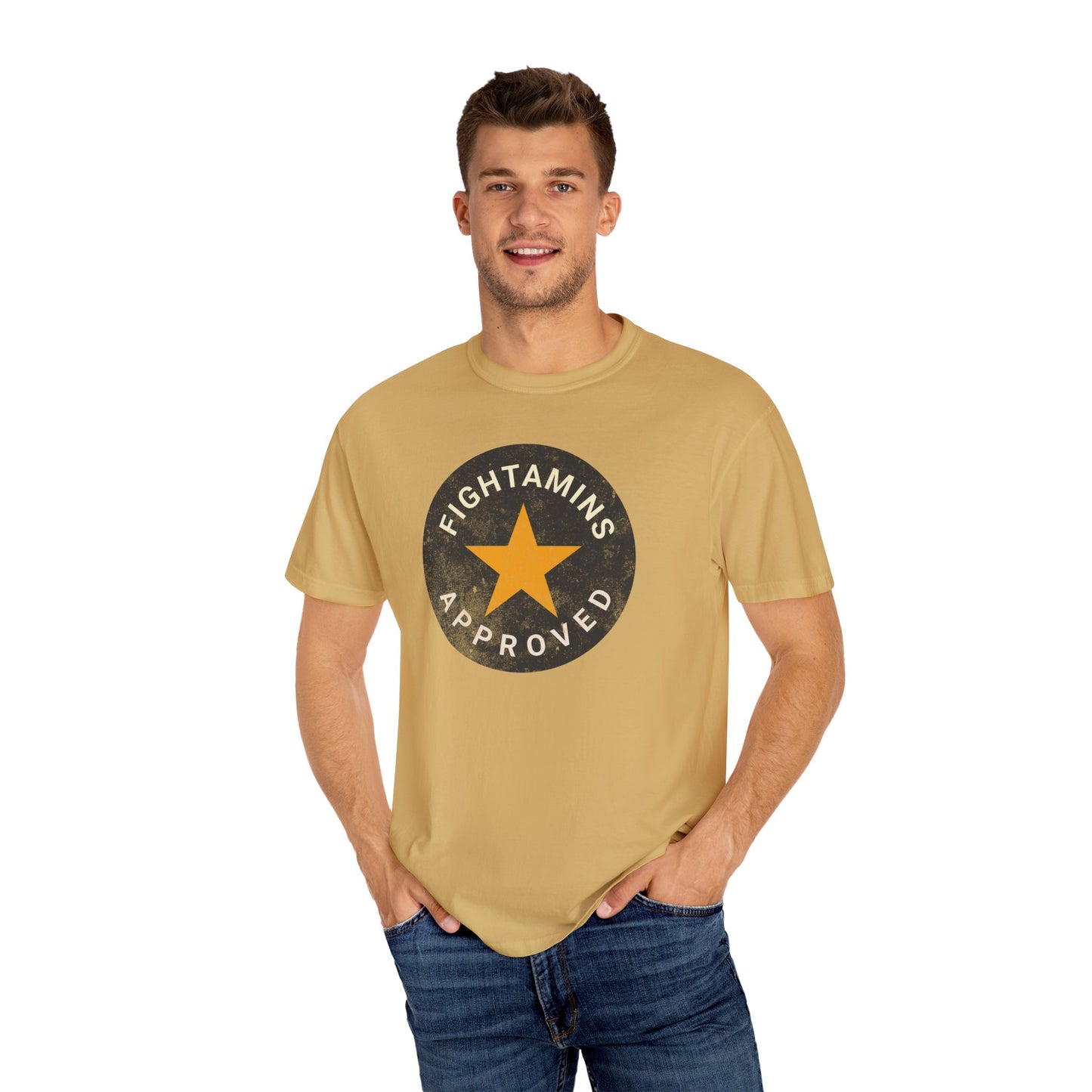 Fightamins “Approved” Tee – For the Built, Not the Born