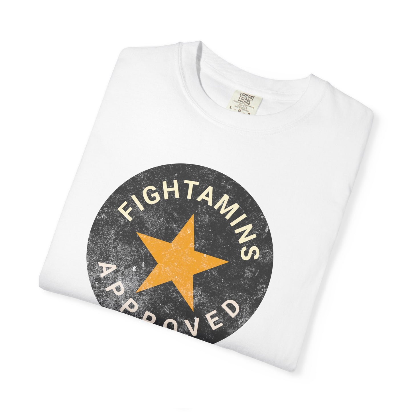 Fightamins “Approved” Tee – For the Built, Not the Born