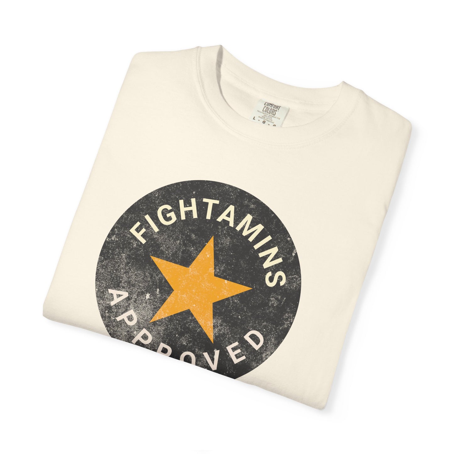 Fightamins “Approved” Tee – For the Built, Not the Born