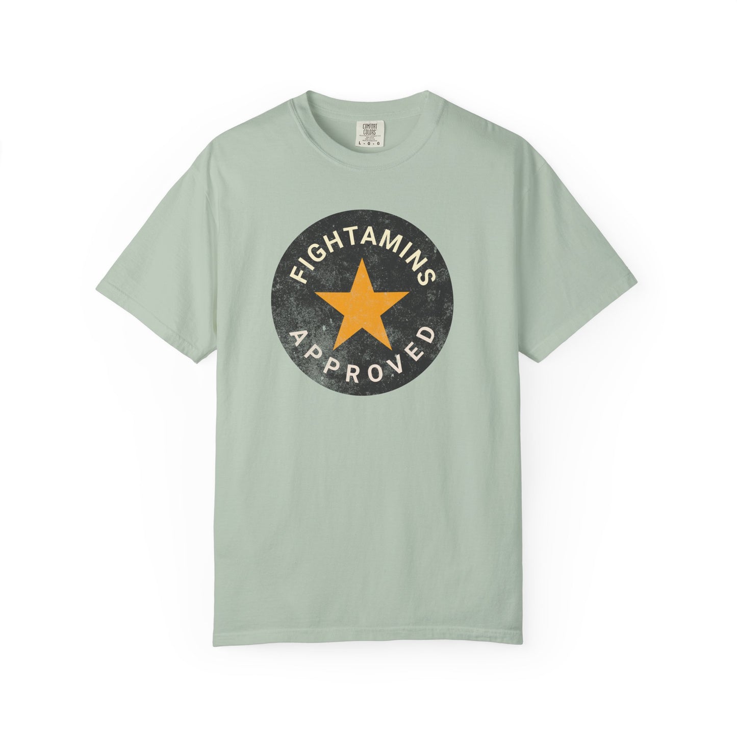 Fightamins “Approved” Tee – For the Built, Not the Born