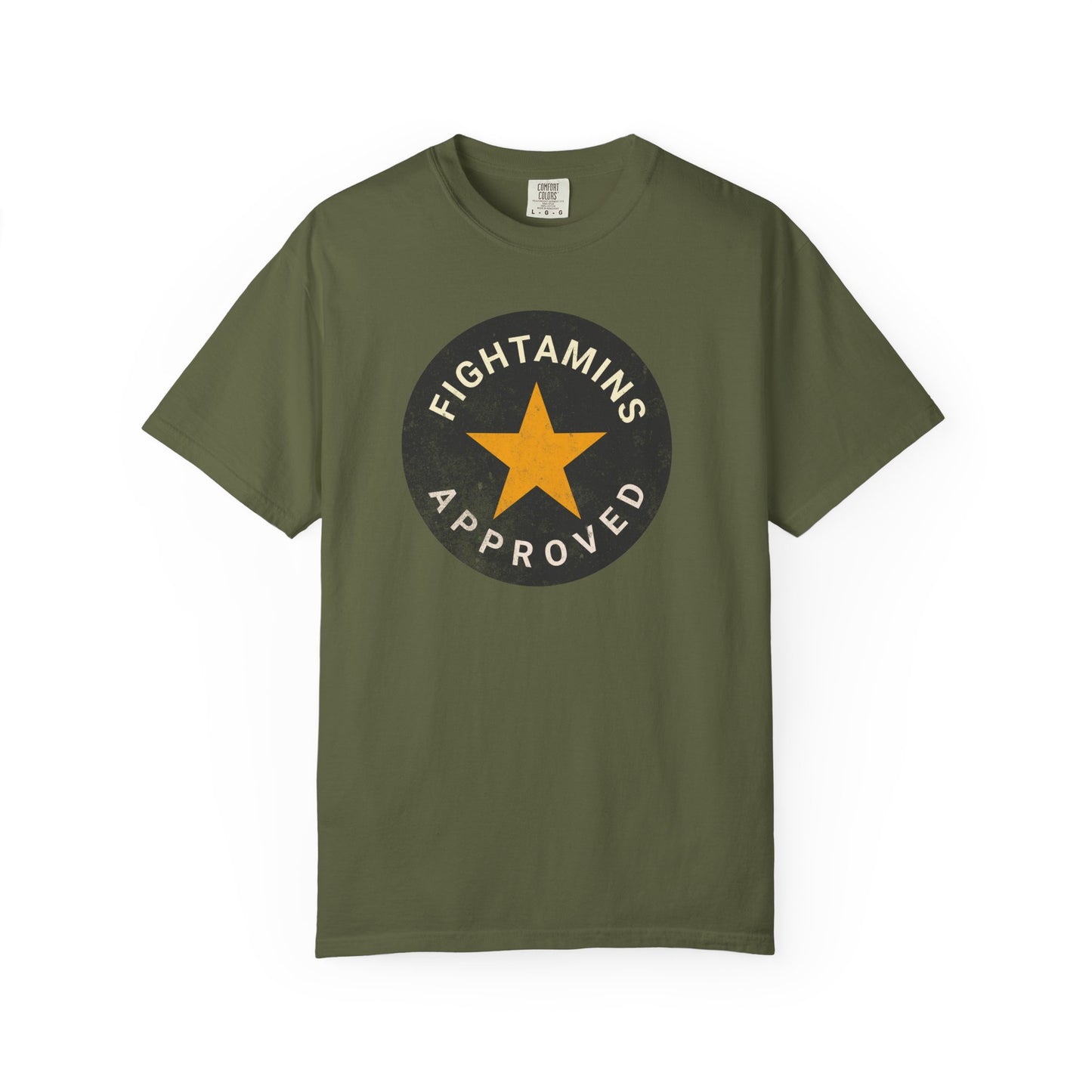 Fightamins “Approved” Tee – For the Built, Not the Born