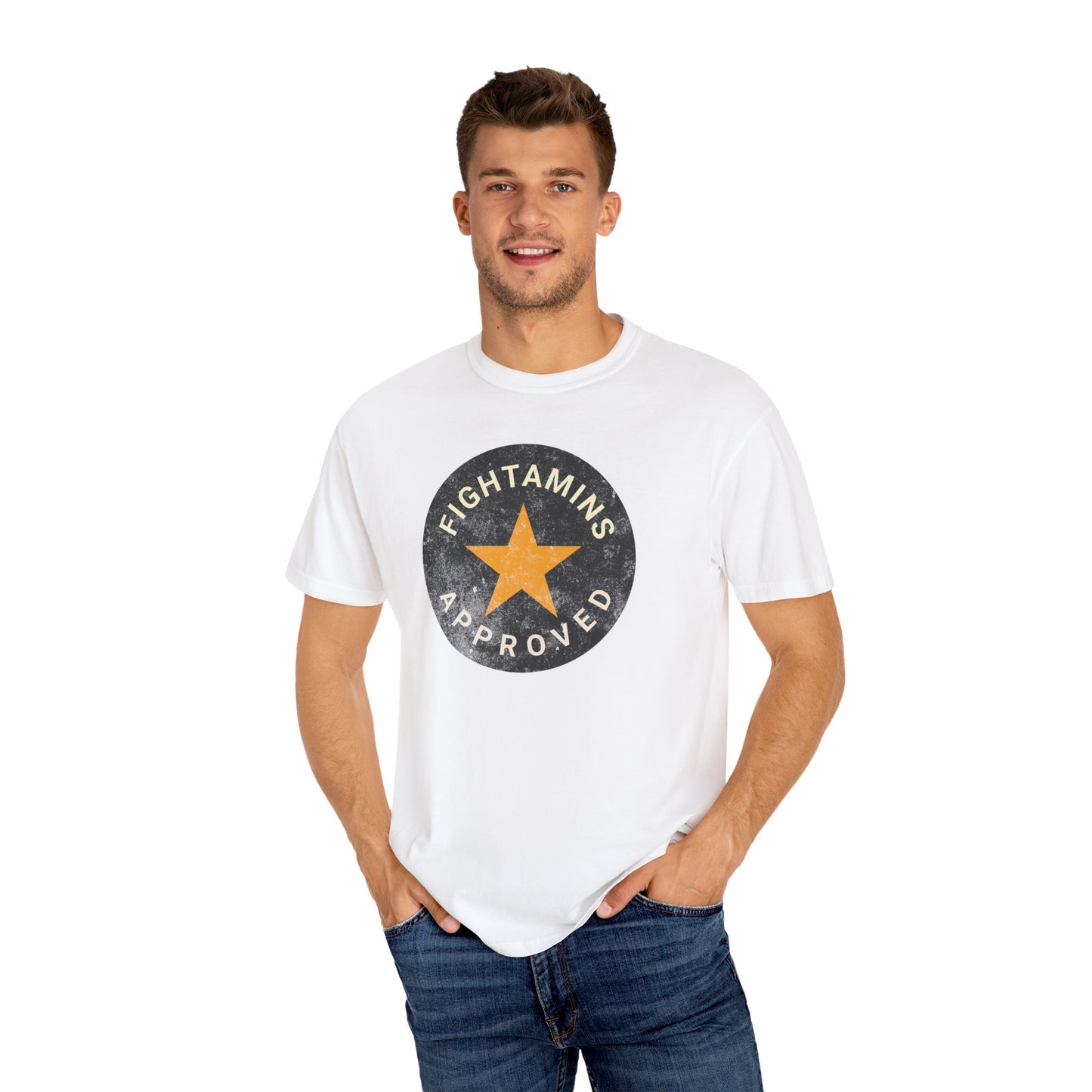 Fightamins “Approved” Tee – For the Built, Not the Born